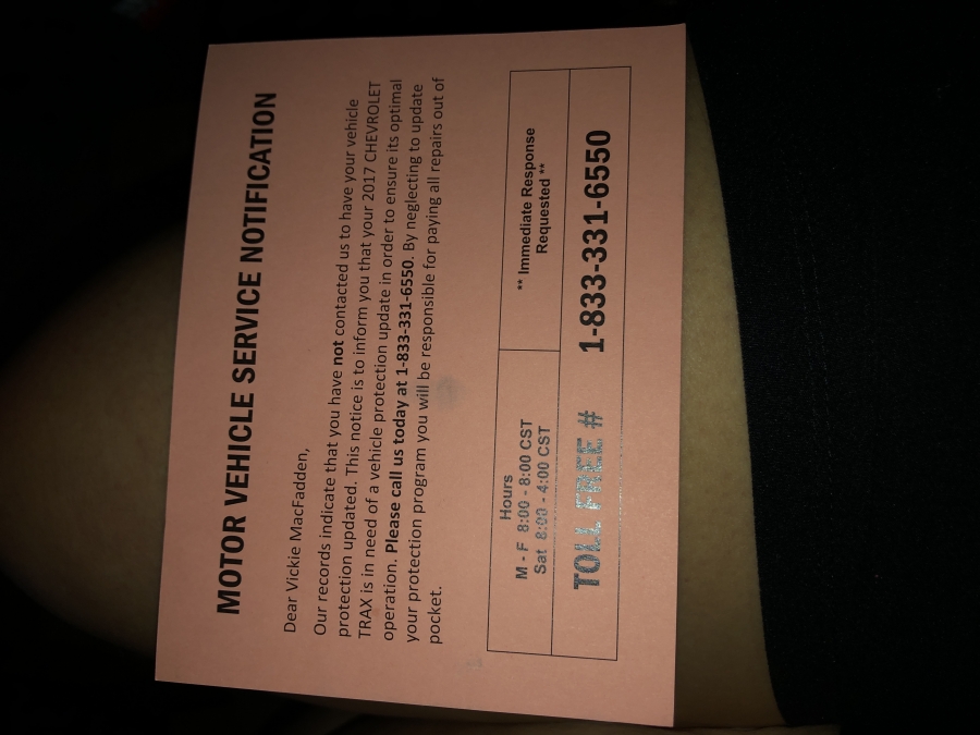 Motor Vehicle Service Notification 2020 Reports & Reviews