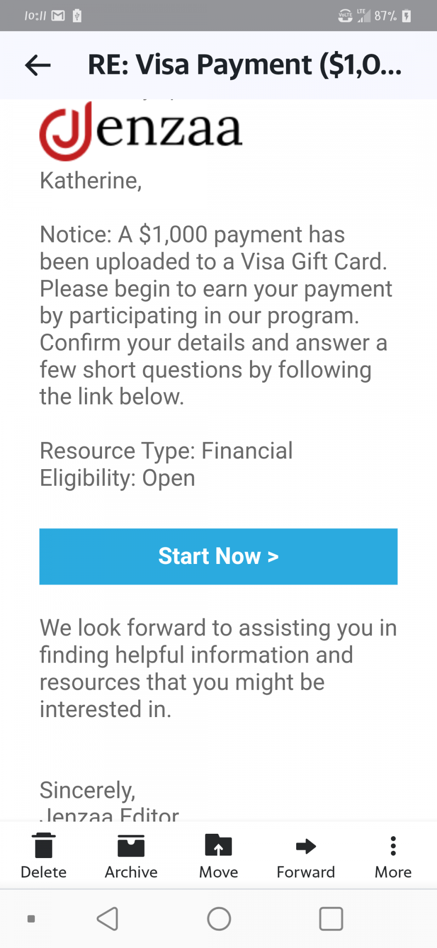 Jenzaa 2020 Reports & Reviews - ScamPulse.com