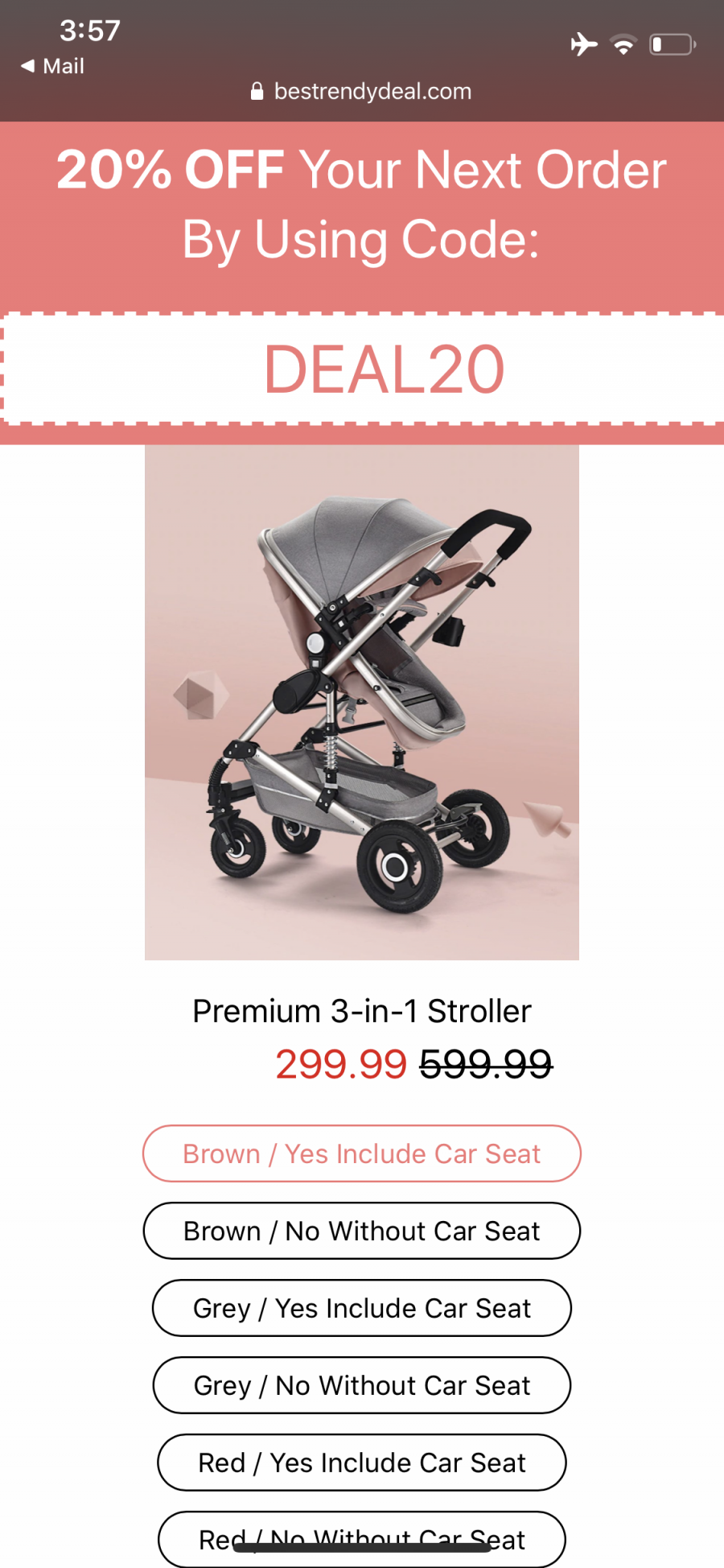 best trendy deals stroller