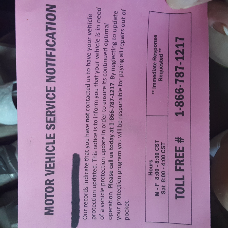 Motor Vehicle Service Notification 2020 Reports & Reviews