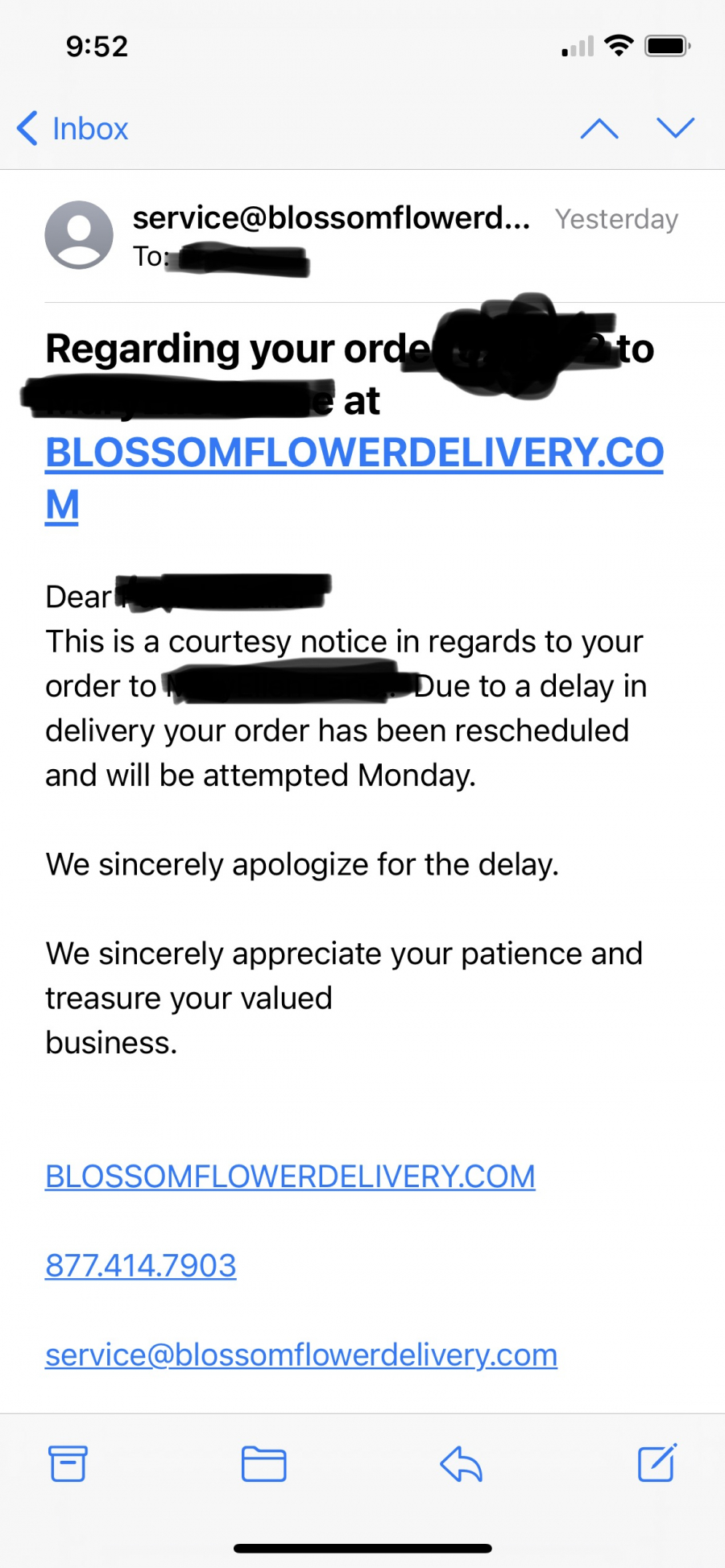 Blossom Flower Delivery 2021 Reports Reviews Scampulse Com