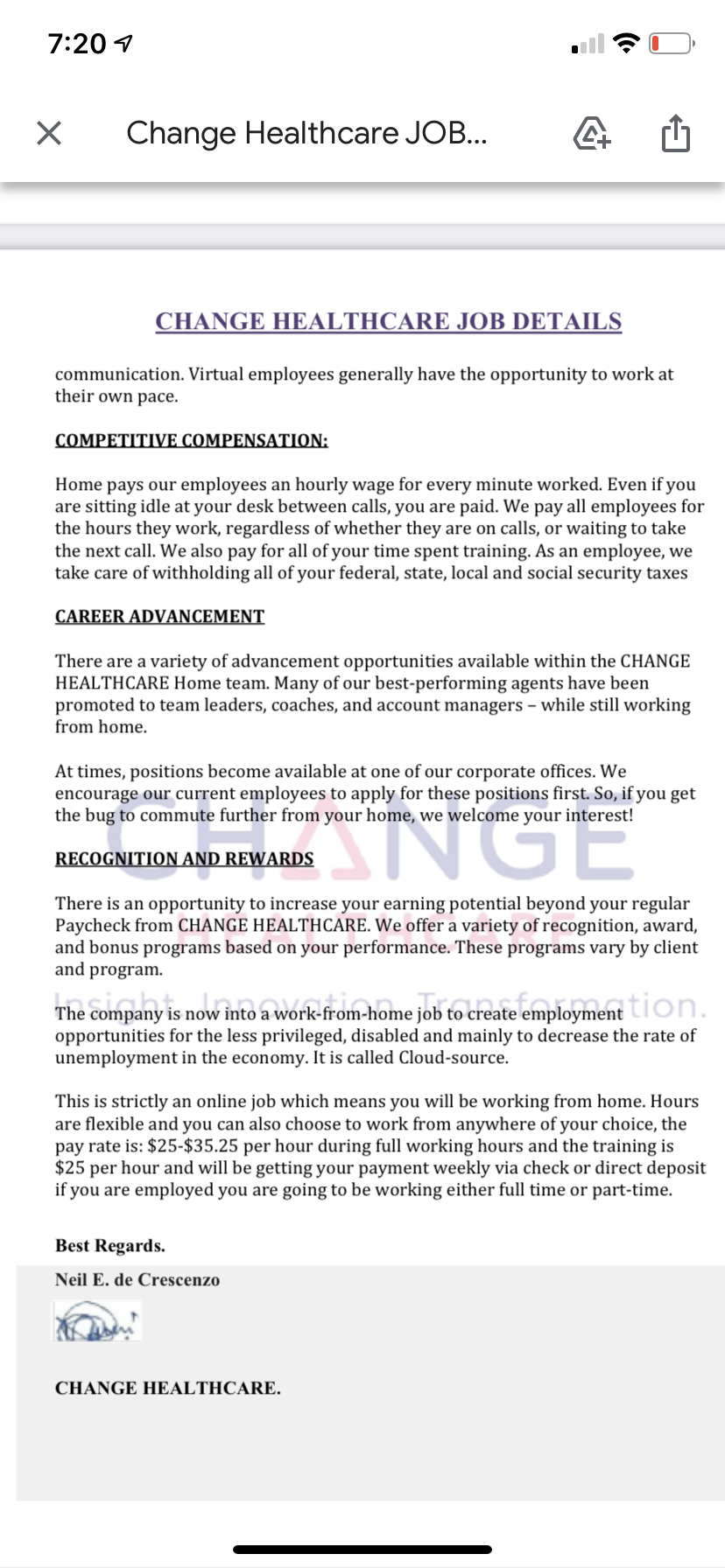 Change healthcare scam blue dental plus carefirst ri