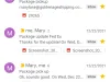 Pictures of Emails between Mary and I