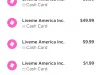 Cash app/Liveme America Inc