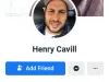 Fake Henry Cavill profiles