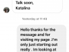 Contacted but never went ahead
