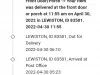 Undelivered package