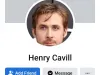 All fake Henry cavill Facebook