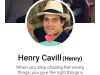 All fake Henry cavill profiles