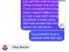 Scammer on Facebook Messenger cloning other messengers of people you know