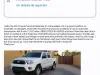 Estafa de una toyota tacoma 2014 Blanca