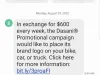 Dasani Promotional Campaign TEXT SCAM