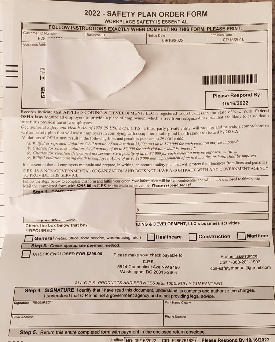CPS Filing Services 2023 Reports & Reviews - ScamPulse.com