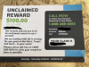 Unclaimed $100 reward post card scam