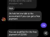 Trying to scam
