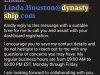 (SCAM SCAM SCAM!!!!) 'Dynasty Shipping'