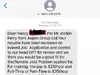 Fake Employment Offer