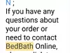 SCAM!  NOT BED BATH & BEYOND!!