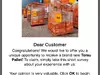 Temu pallet sweepstakes