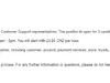 Remote Customer Support representatives