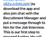 SCAM-INTERVIEW JOB OFFER