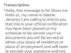 Court Order