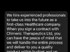 CHIMERIC THERAPEUTICS LTD SCAM!!
