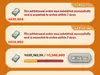 Withdraw of money delay