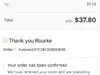 Never received order