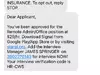 GPA Insurance scam job