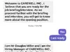 CAREWELL INC is a scam. (Based in Florida)