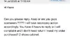 Scam with purchase